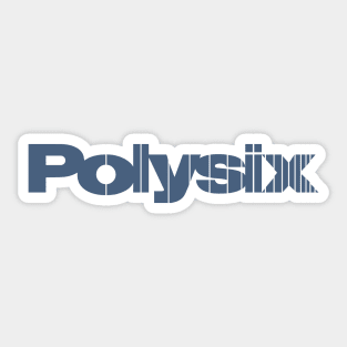 Polysix Vintage Synth Sticker